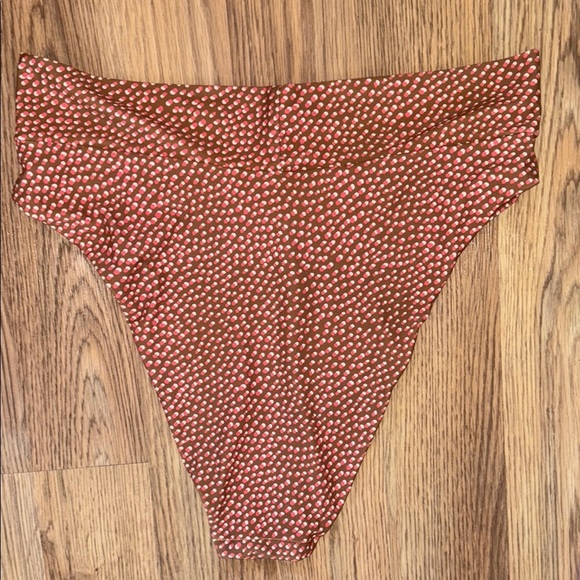 Polka Dot High-Waisted Bikini Bottom - Picture 4 of 4